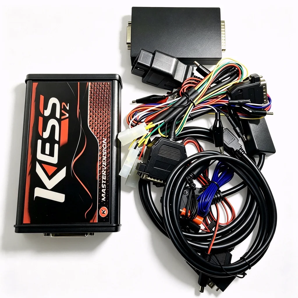 Kit de réglage de puce ECU KESS V2 V5.017 KTAG V7.02 Master, programmateur ECU de banc OBD2 illimité pour la réparation de voitures, camions et motos