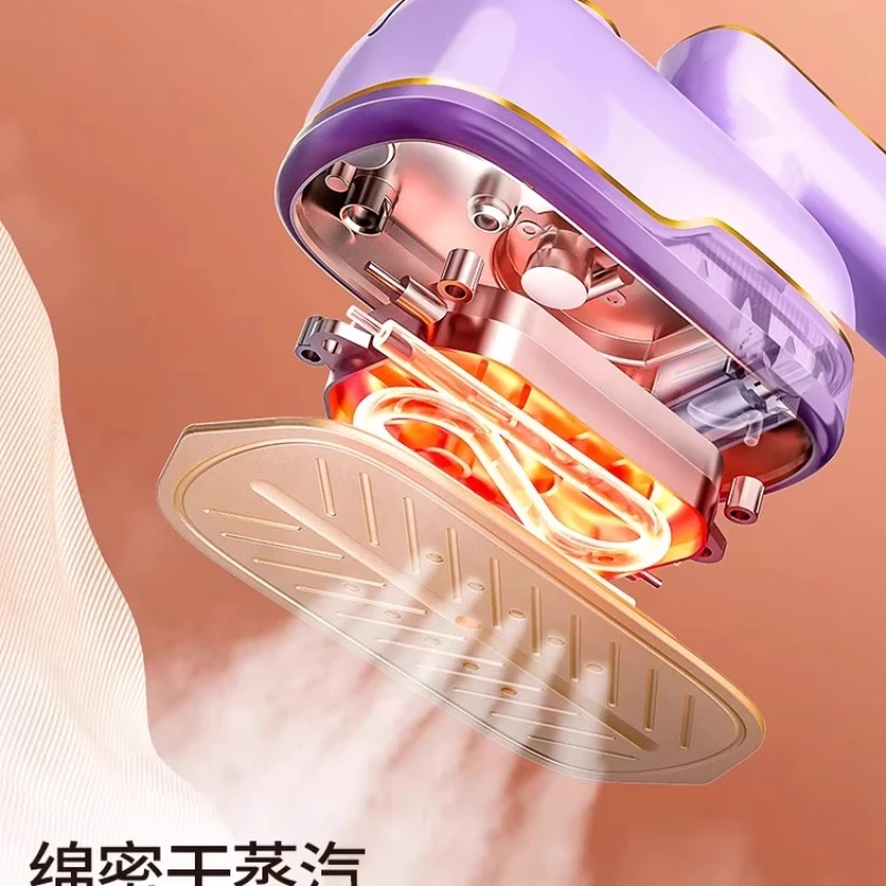 2025 New Mini Dolphin Handheld Steamer Portable Travel Iron with Large Steam for Home Use