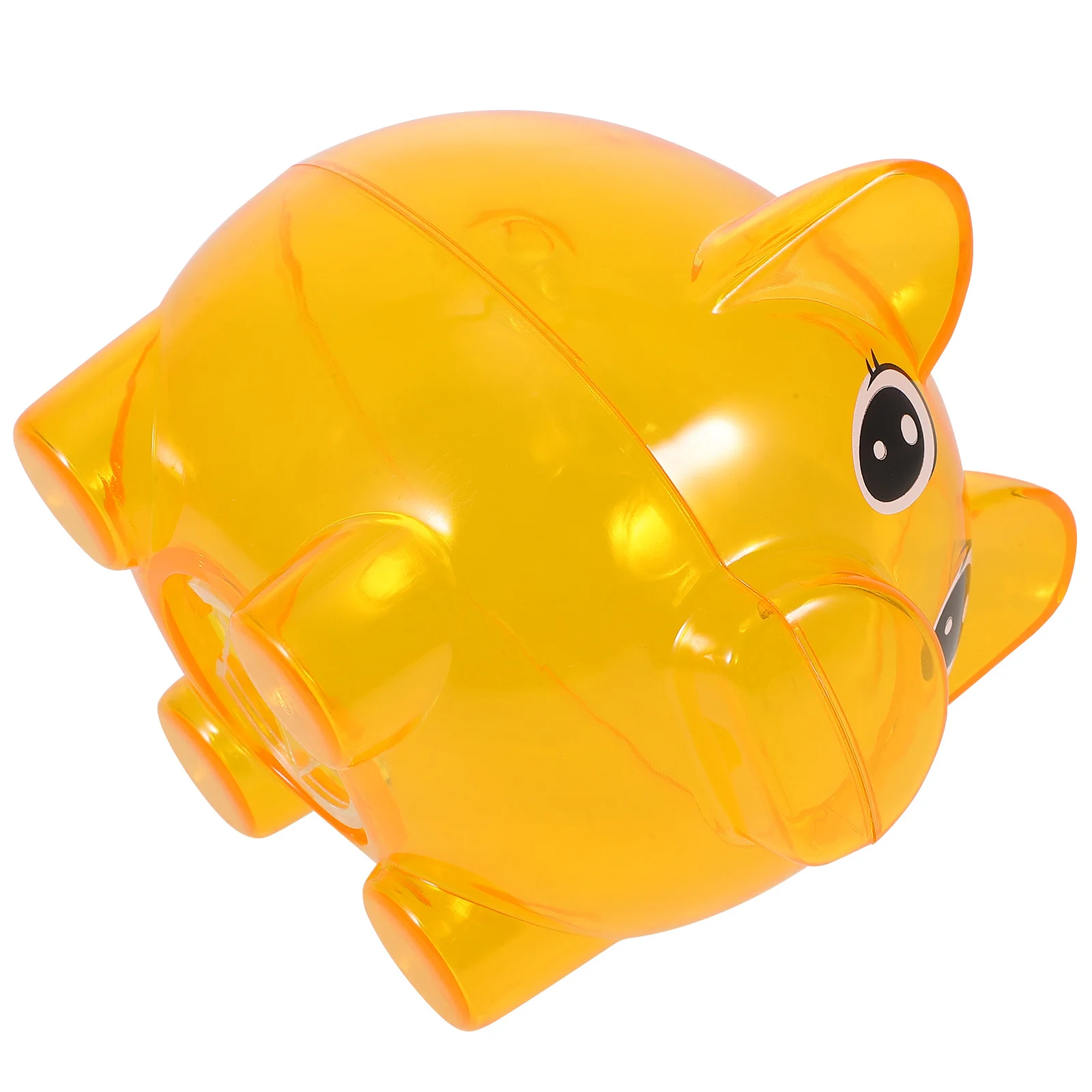 2Pcs Clear Piggy Bank Jar Transparent Coin Saving Pot Children Money Box Pig Money Bank Gift for Kids Pig Purse