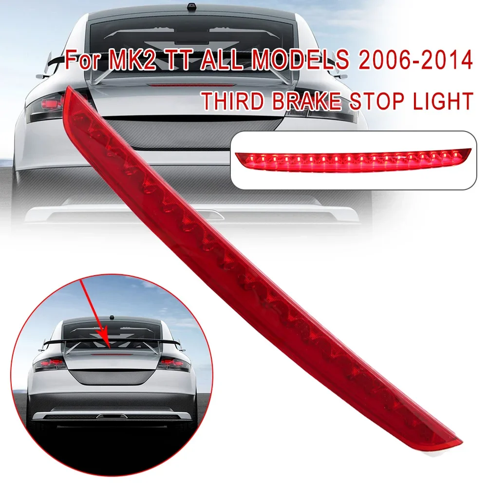 High Level Dynamic LED Car 3rd Rear Boot Third Brake Light Taillight Auto Tail Stop Lamp For Audi MK2 TT 2007-2014 8J0945097