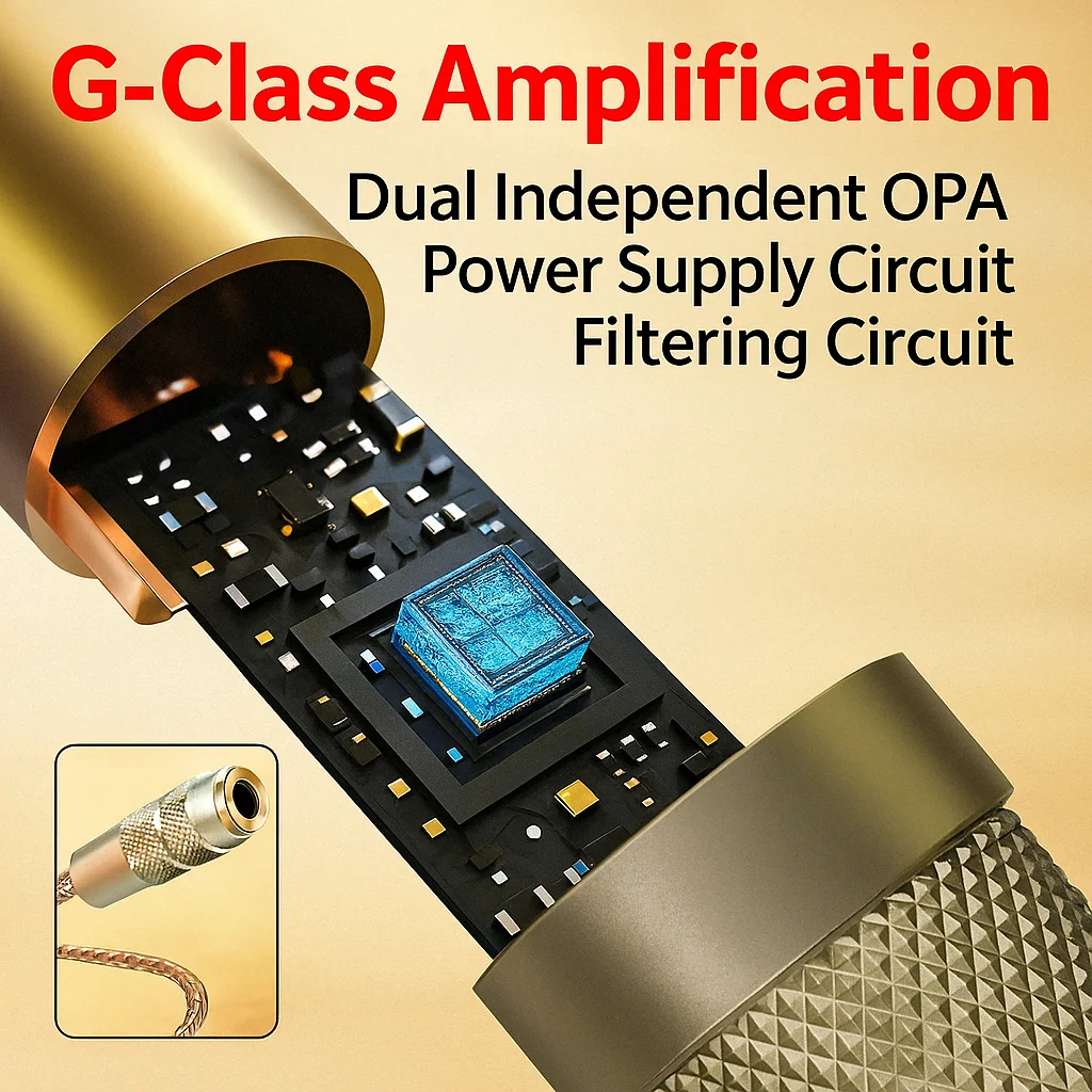 Adapter słuchawkowy DAC typu C do 3,5 mm CX31993 MAX97220 Podwójny kabel wzmacniacza chipowego do komputera z systemem Android HiFi Audio DSD 384 kHz 32-bitowy — zdjęcie produktu 2