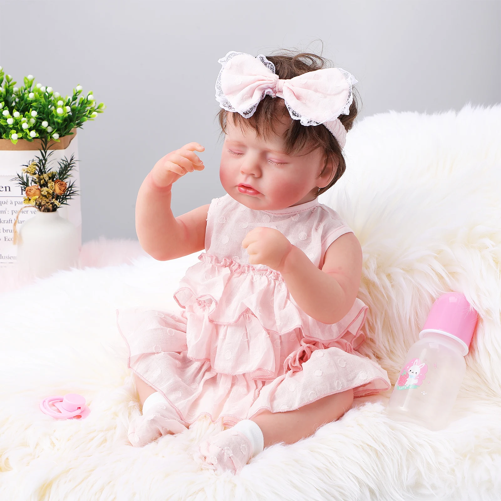 

Simulation Baby for Children Realistic Little Toddler Dolly Toy Kids Cute