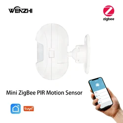 ZigBee-Sensor de movimiento para el hogar, dispositivo de seguridad de cuerpo humano, infrarrojo, Pir, batería, Smart Life, Smartlife, 3,0