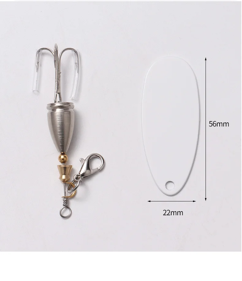 5pcs Wholesale Sublimation Blank Metal Fishing Bait Lure Item for Heart transfer Printing with Box