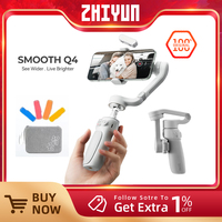 ZHIYUN SMOOTH Q4 Smartphone Gimbal 3-Axis Portable Phone Stabilizer for iPhone 14 pro max 13 12 pro max/Xiaomi/Huawei/Samsung