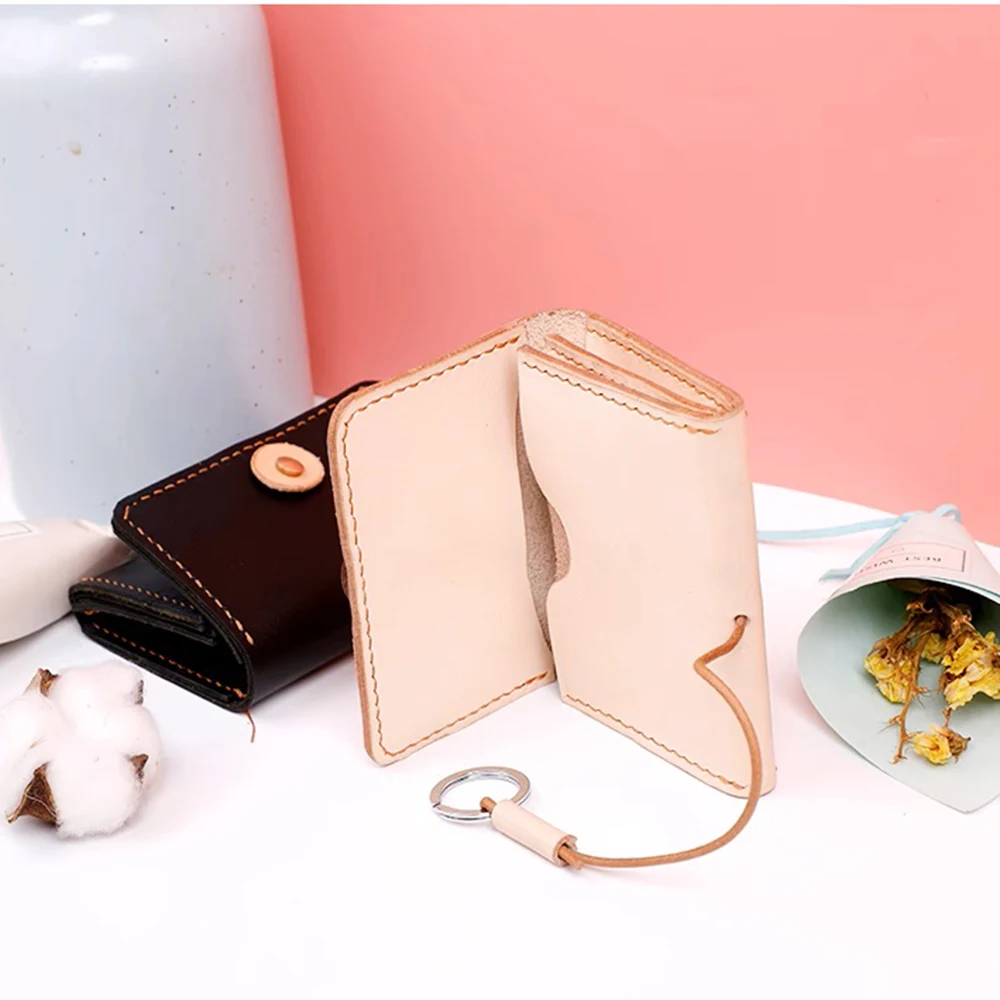 10.5x8cm DIY leather craft layers wallet cardholder cutting dies hand machine punch tool pattern