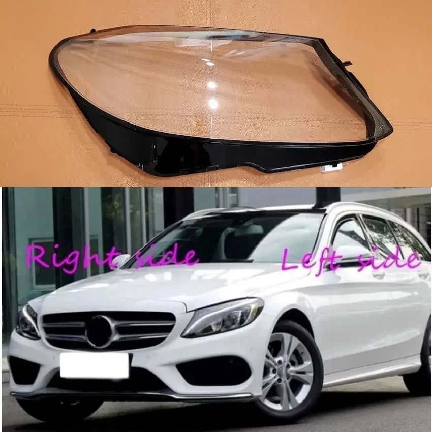 

For Mercedes Benz C-Class W205 2015 2016 2017 2018 Replacement Car Headlamp Lens Headlight Shell Cover Headlight Glass