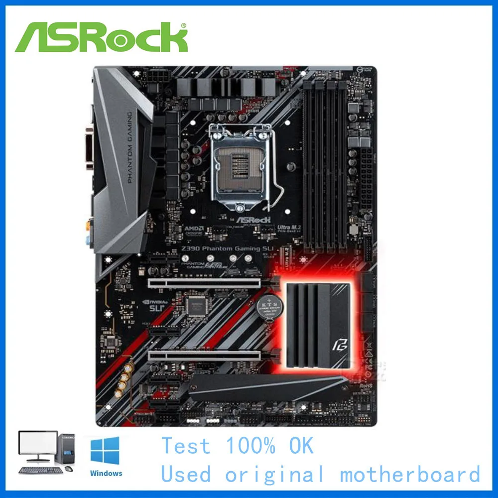 

Z390 Phantom Gaming SLI Motherboard LGA 1151 DDR4