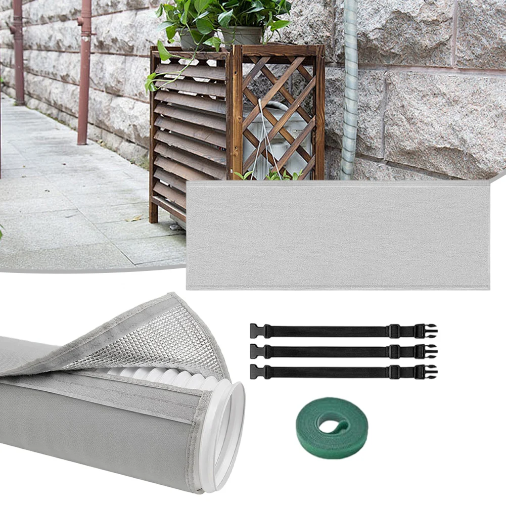 Air Conditioner Hose Cover Wrap AC Hose Duct Vent Cover Sleeve Insulated Cover Insulating Air Conditioning Hose Sleeve Cover