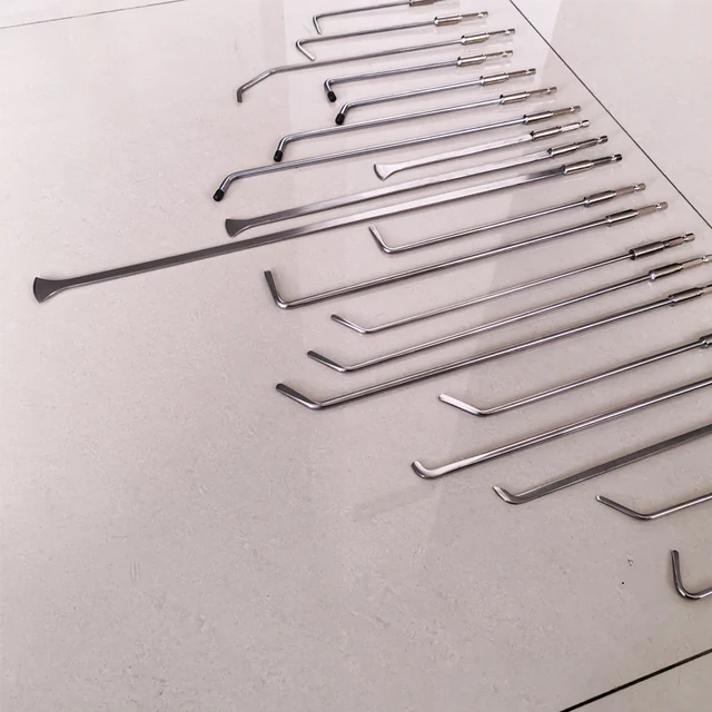 20PCS Paintless Dent Repair Rods Kit Quick Release Auto Body Dent Removal Tools 5