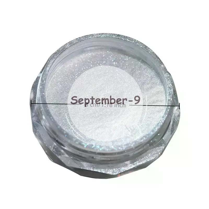 Nail Glitter Aurora Ice Transparent Laser Rainbow Mirror Gel Pigment Powder Chrome Nail Charm Gel Polish Art Decoration Supplie