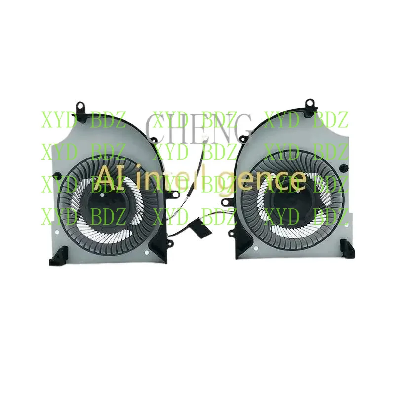 الأصلي ل MSI MS15F3 BS5405HS-U5N BS5405HS-U5P وحدة المعالجة المركزية + GPU مروحة التبريد R + L CDB