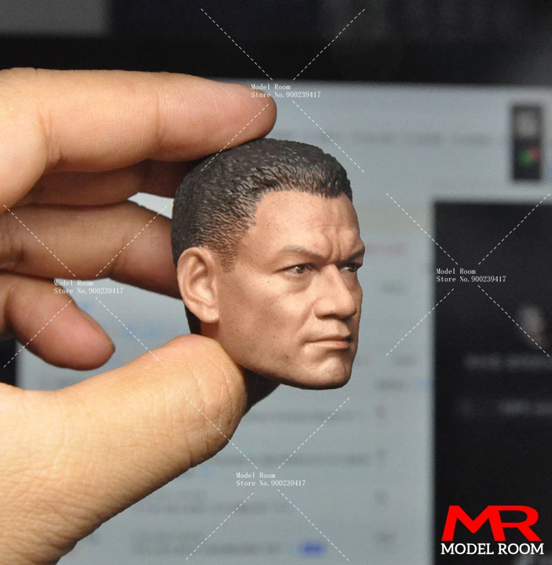 1/6 Clone Commander Cody Head Sculpt PVC Temuera Morrison Head Carving Model fit 12-inch Male Soldier Action Figure Body