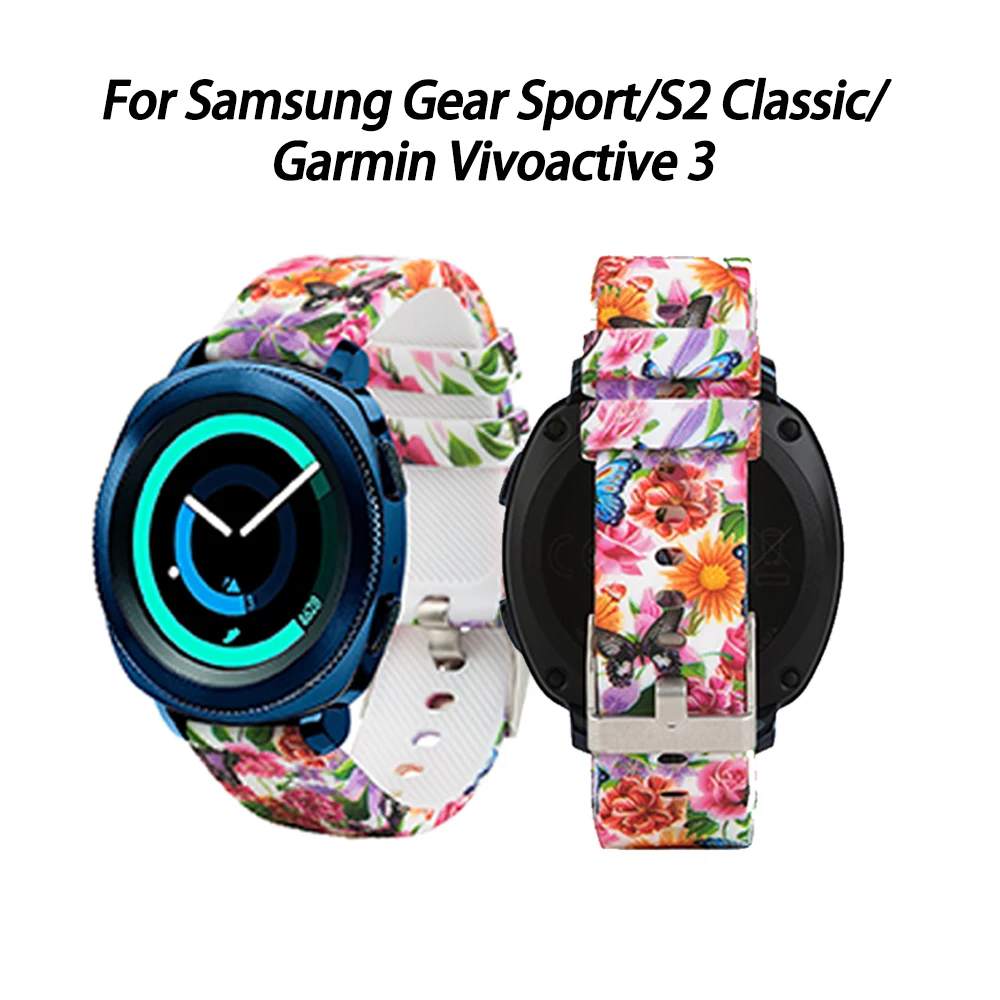 Replacement Watch Strap For Samsung Gear Sport Wristband For Samsung Gear S2 Classic For Garmin Vivoactive 3 / Amazfit Youth