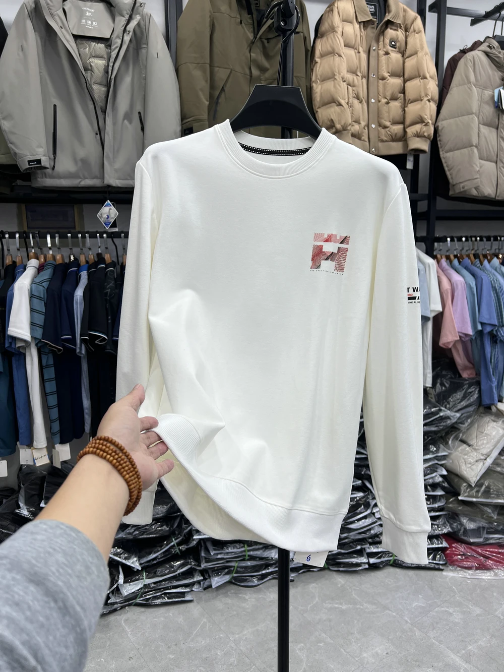 

Мужской дышащий мягкий и удобный пуловер DongJia с круглым вырезом, весенняя модная базовая одежда, простой топ