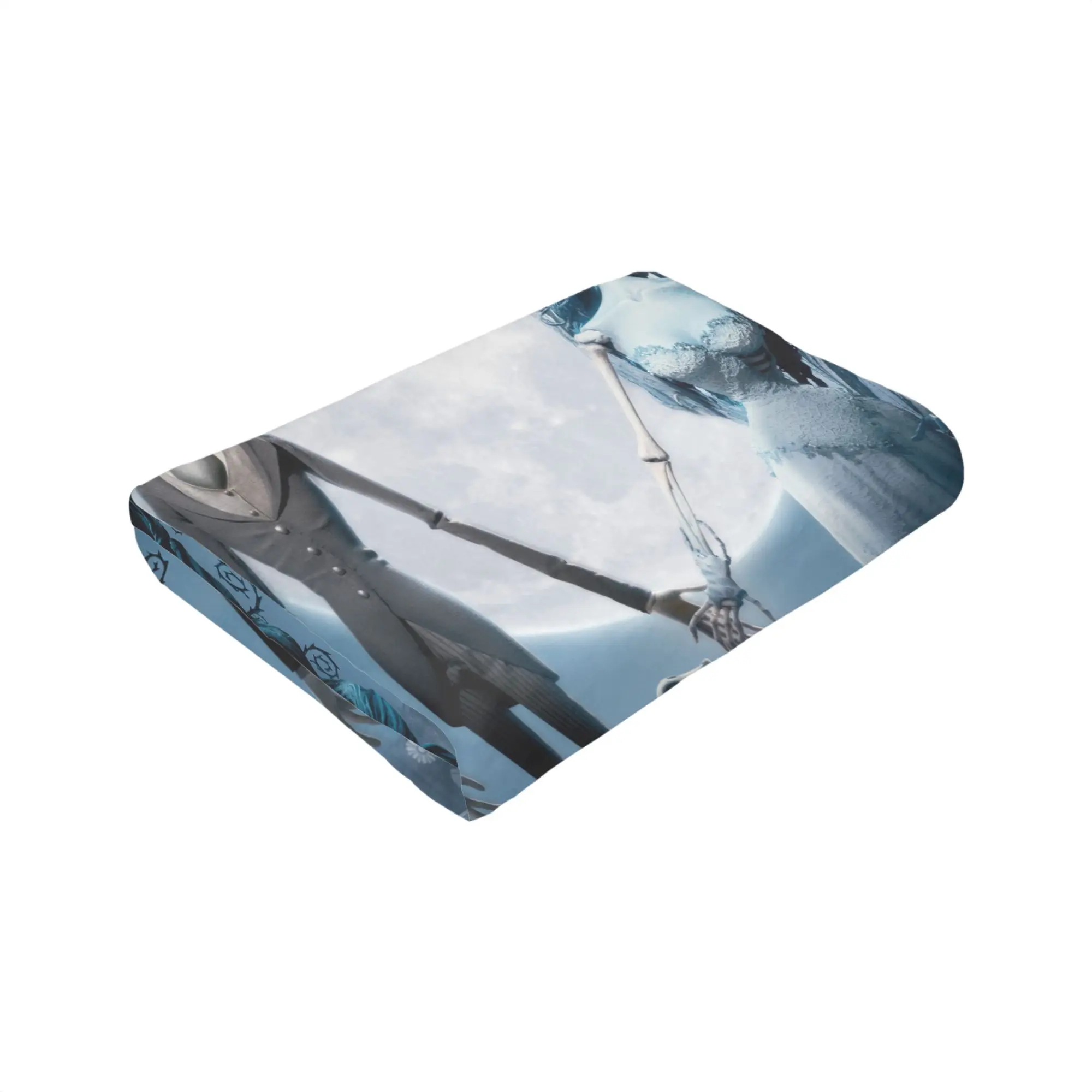 جثة العروس إميلي وفيكتور بطانية الفانيلا كل موسم متعددة الوظائف سوبر الدافئة رمي بطانية للمنزل سيارة المفارش #4