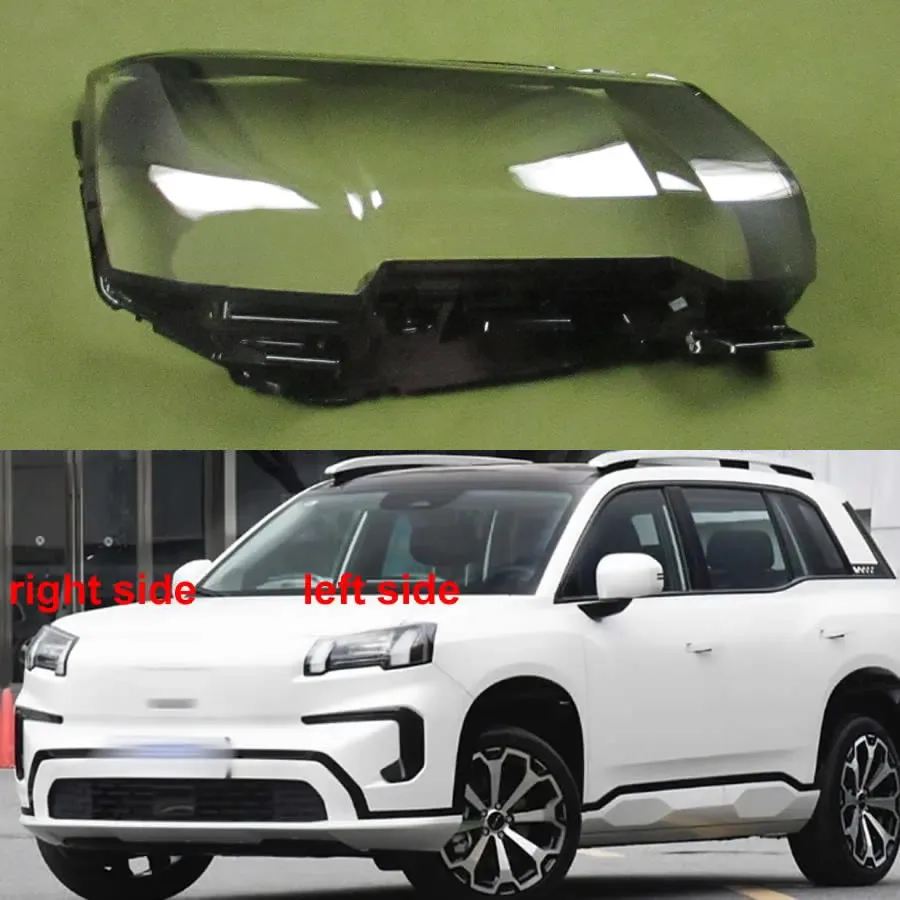 ل Gac Aion V 2024 غطاء المصباح شفاف عاكس الضوء غطاء المصباح كشافات قذيفة شبكي استبدال العدسة الأصلية