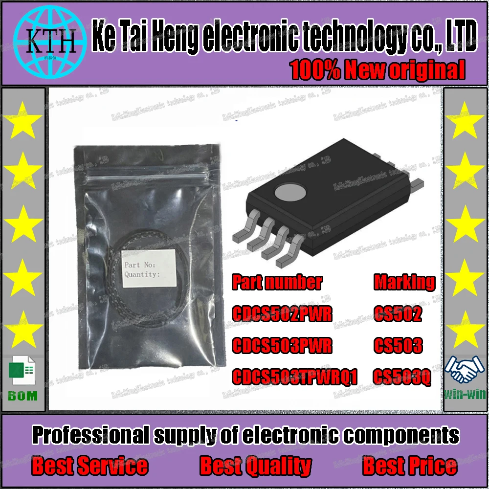 5 Cái/lốc CDCS502PWR CDCS503PWR CDCS503TPWRQ1 Mới CS502 CS503 CS503Q TSSOP8