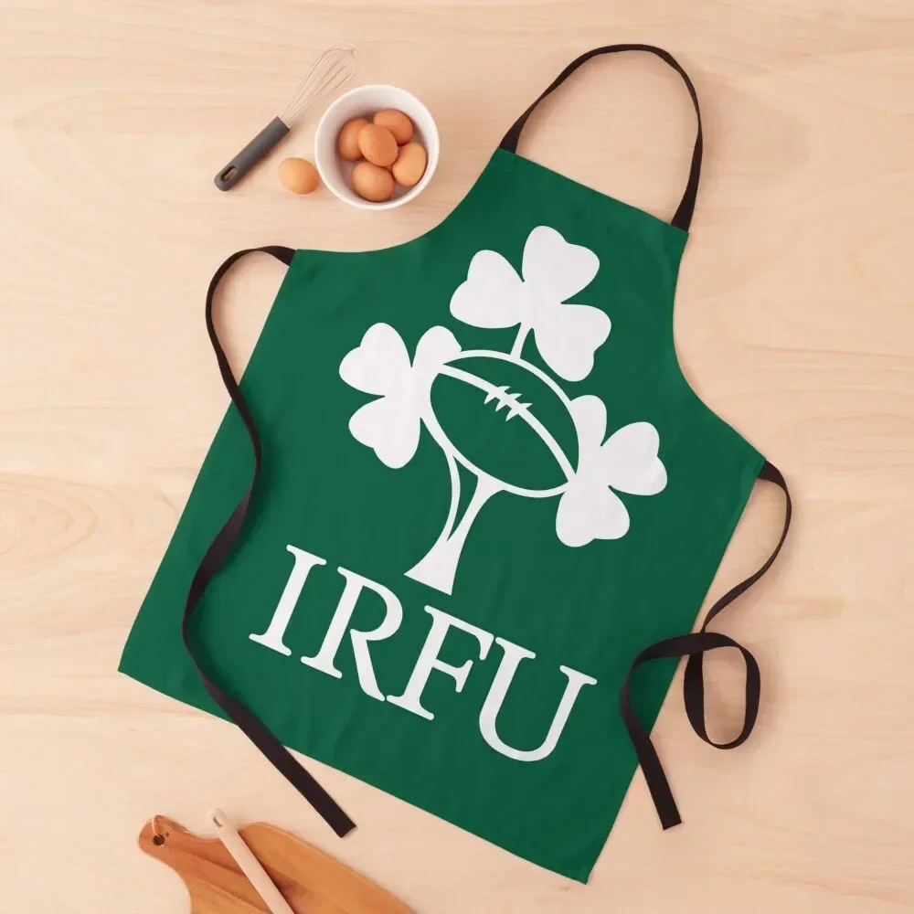 

IRISH-IRFU_IRELAND_RUGBY Apron All For Kitchen And Home chef for man Woman Work Kitchen Supplies Idea Goods Apron