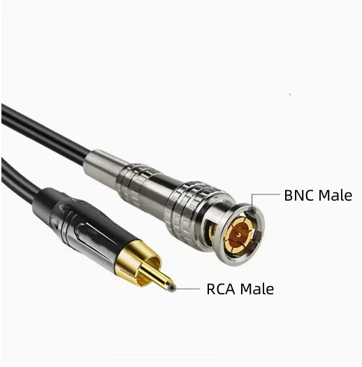 Q9 BNC Video cable BNC Male to RCA Male SDI surveillance camera AV Coaxial Video Cable