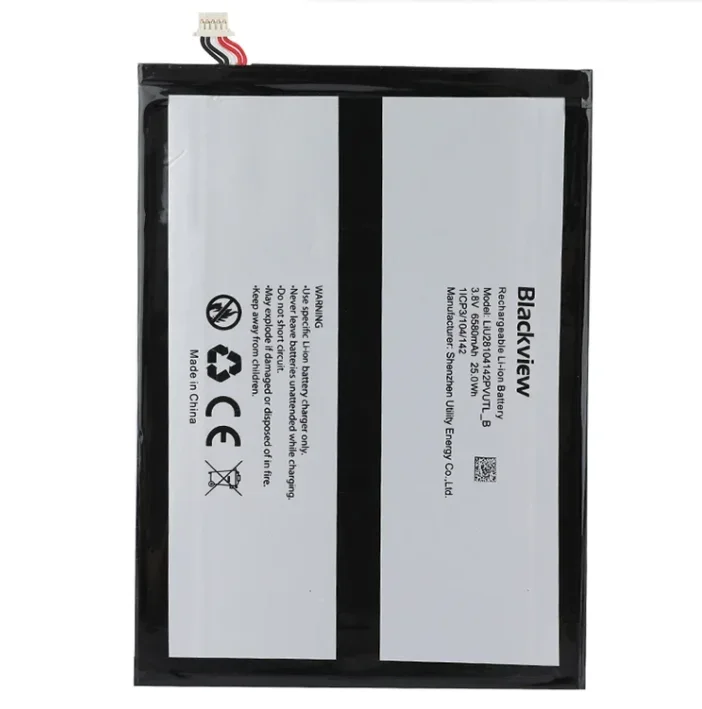 100% original for Blackview Tab 8 WIFI battery 6580mAh 10.1 Inch New production date For Blackview LiU28104142PVUTL-B battery