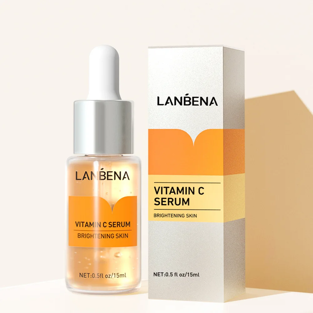 Lanbena Hyaluronzuur Vitamine C Zes Peptide Poriën En Acne Behandeling Serum Diepe Hydratatie Fleuren Huid Anti-Aging Essentie