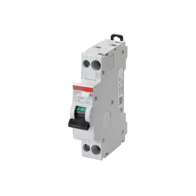 سلسلة صغيرة GSN201 C20 AC30 20A 2CSR255052R1204 جهاز تيار متبقي قطاع دارة الحماية الصناعية نوع RCBO #5