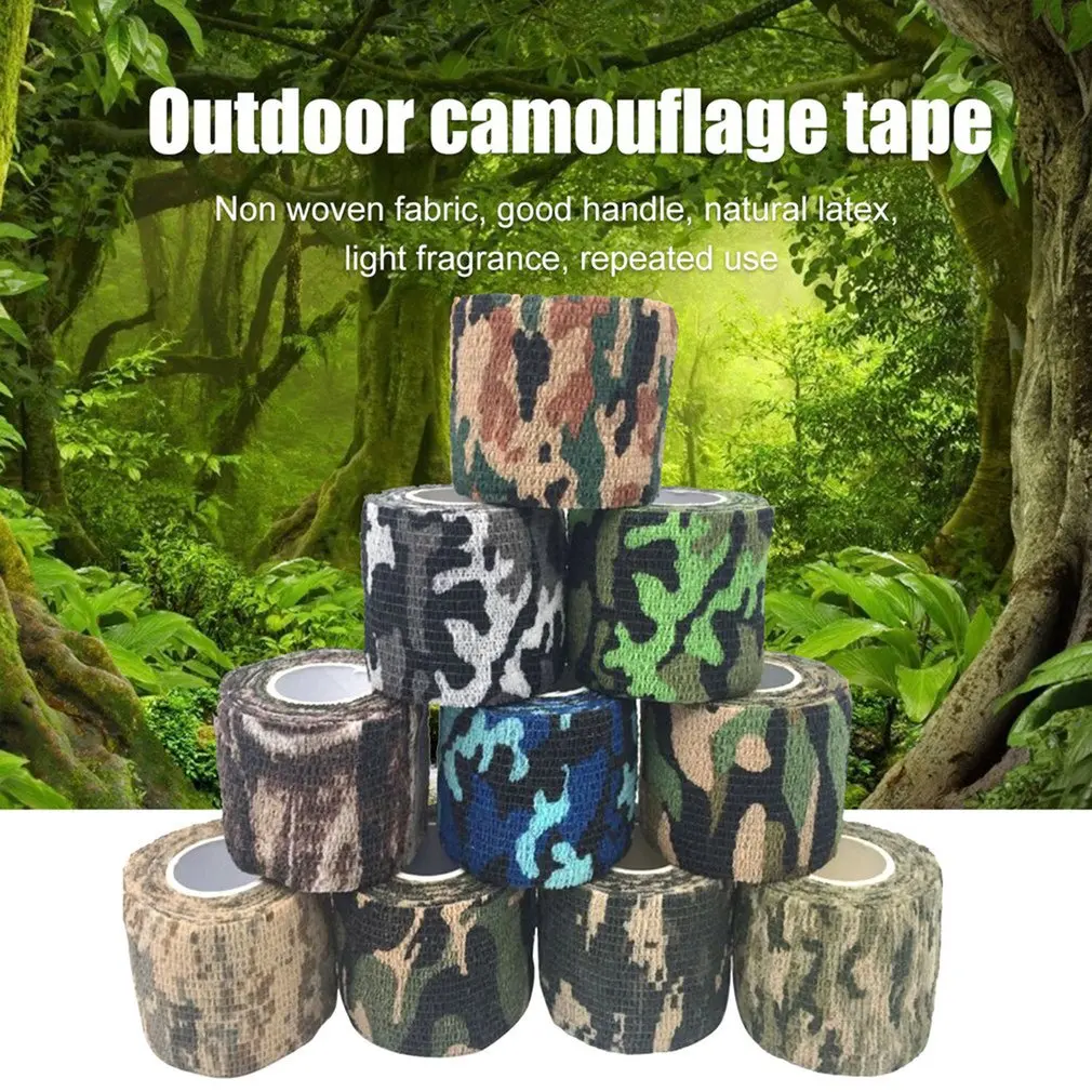 2024 Self Adhesive Breathable 2.5cm*4.5M Bandage Wrap Cohesive Elastic Tape Pet Athletic Sports Wrist Knee Ankle Wrap Bandages