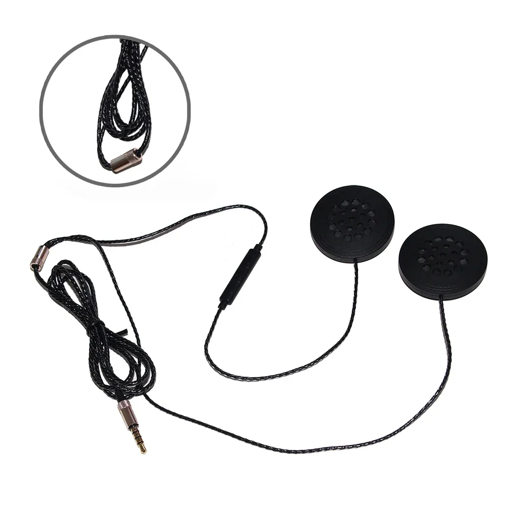 

Motorcycle Helmet Headset Anti-interference Wireless Stereo Earphone Handsfree Moto Headphone 3.5mm Port Music Player Speaker