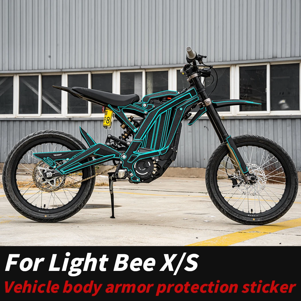 

Для Surron Light Bee X/S мотоциклетный бронированный обтекатель, комплекты защитных наклеек, пластиковые аксессуары для декора, водонепроницаемые, против царапин