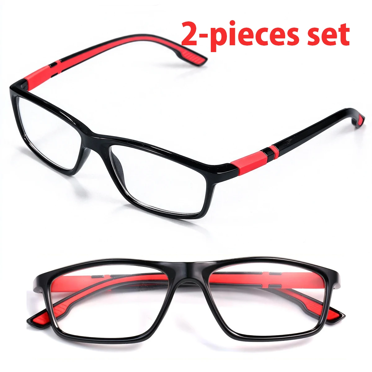 2pc Auto-Focus Reading Glasses,Men Readers Computer Blue Light Blocking Fashion Comfortable Eyeglasses,Ideal Choice For Gifts L6