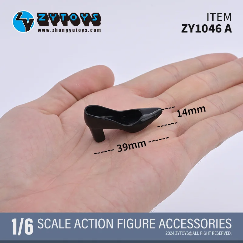 ZYTOYS ZY1046 1/6 مقياس أشار تو مربع الجذر أحذية عالية الكعب نموذج صالح 12 ''أنثى الجندي عمل الشكل الجسم الدمى اكسسوارات #3