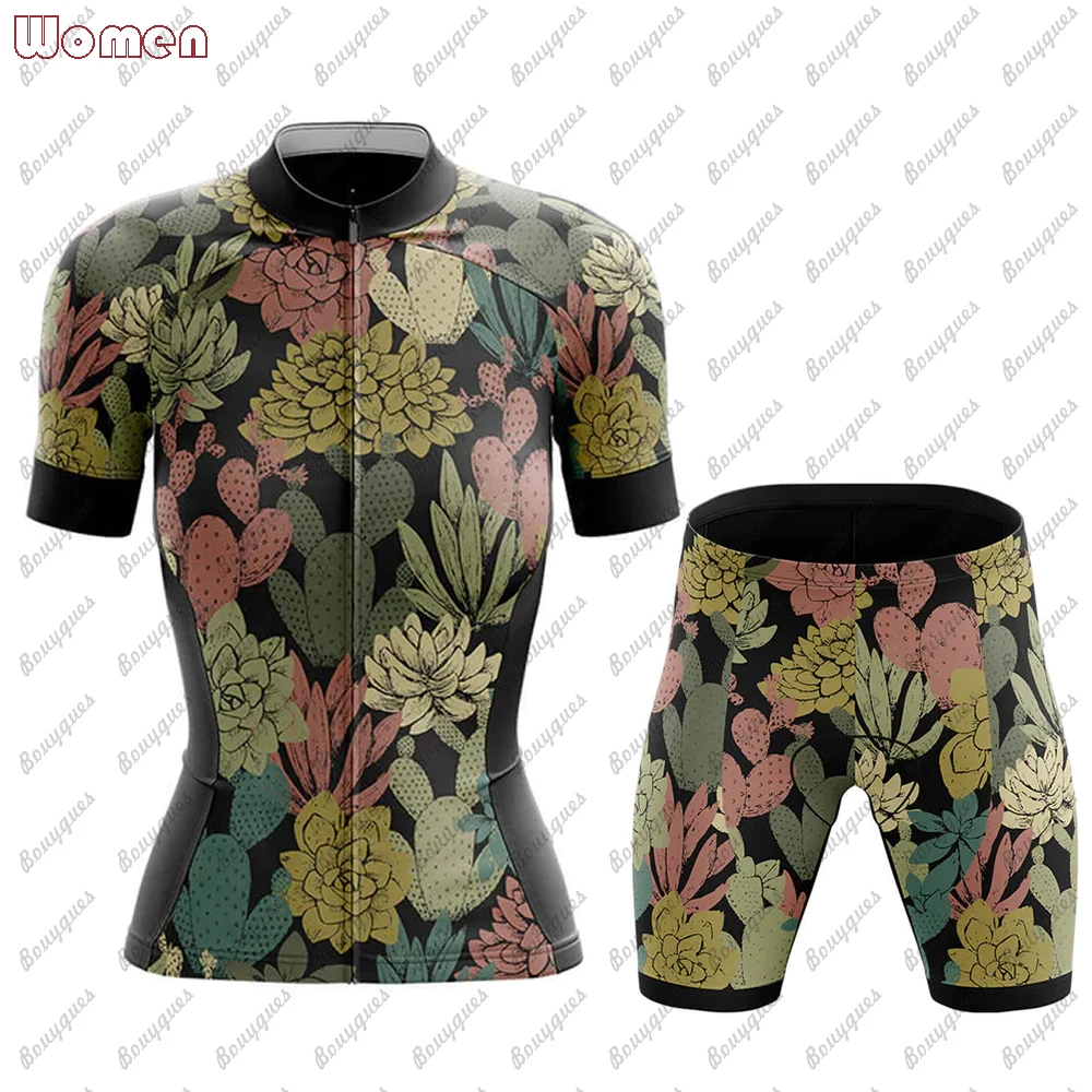 Arts Love Pattern Purple Women Cycling Jersey Set MTB Bike Clothing Racing Bicycle Clothes Ropa Ciclismo Team Sports Cycling Set