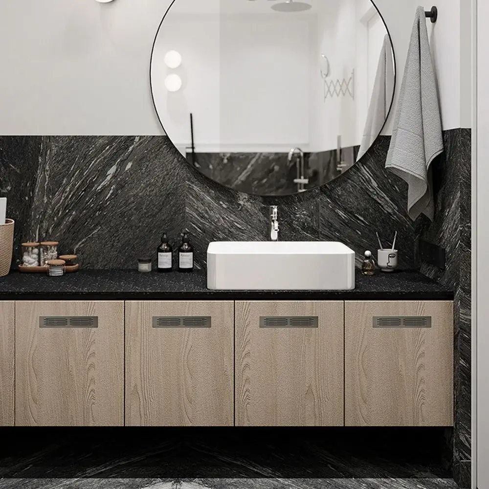 알루미늄 합금/플라스틱 캐비닛 통풍구 커버 직사각형 30mm 폭 환기 그릴 커버 통기성 메쉬