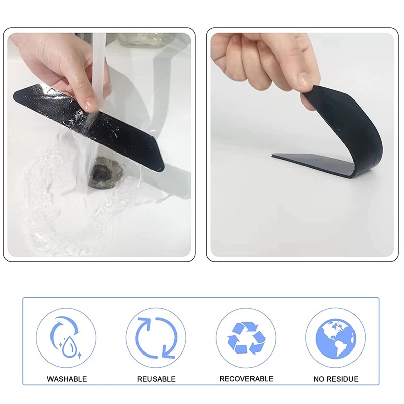 8 PCS Rug Grippers For Area Rugs,Non Slip Rug Grippers For Hardwood Floors,Anti Slip Carpet Pads For Tile/Wood Floor