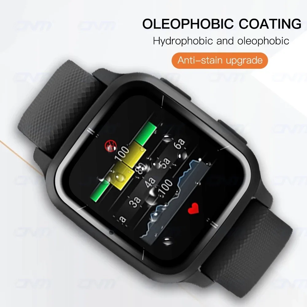 For Garmin venu SQ 2 sq2 Music Curved Full Coverage Protective Film Soft TPU Film 3D PMMA Screen Protector