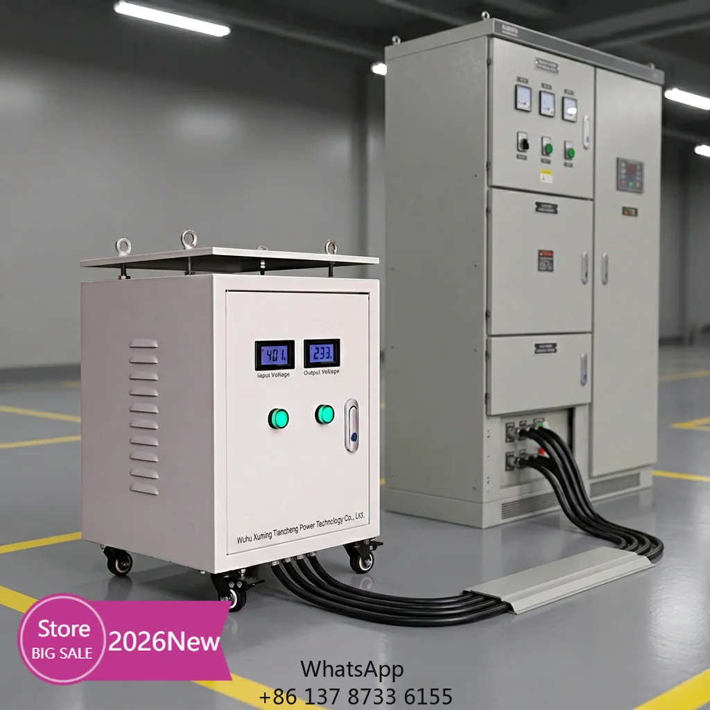 2026 New Certified 380V/220V Voltage Conversion 4KVA All Copper Transformer With Protective Cover For Machinery Equipment