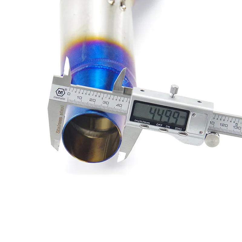 Voor Ninja 1000 Z1000 Z1000SX 2010-2024 Motocross Motorfiets Uitlaatpijp Mid Pijp Slip Op 51mm Koolstofvezel uitlaat