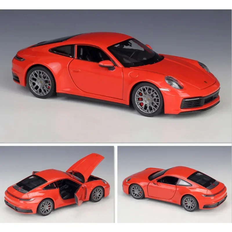 1:24 Porsche 911 Carrera 4S Simulator Toy Sports Car Model Car Diecast Alloy Metal Toy Car Childen Gift Collection B75