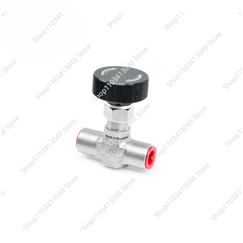 Equal Female Thread Needle Valve Flow Control Shut Off Needle Choke Valve SS 316 Stainless Steel 1/8