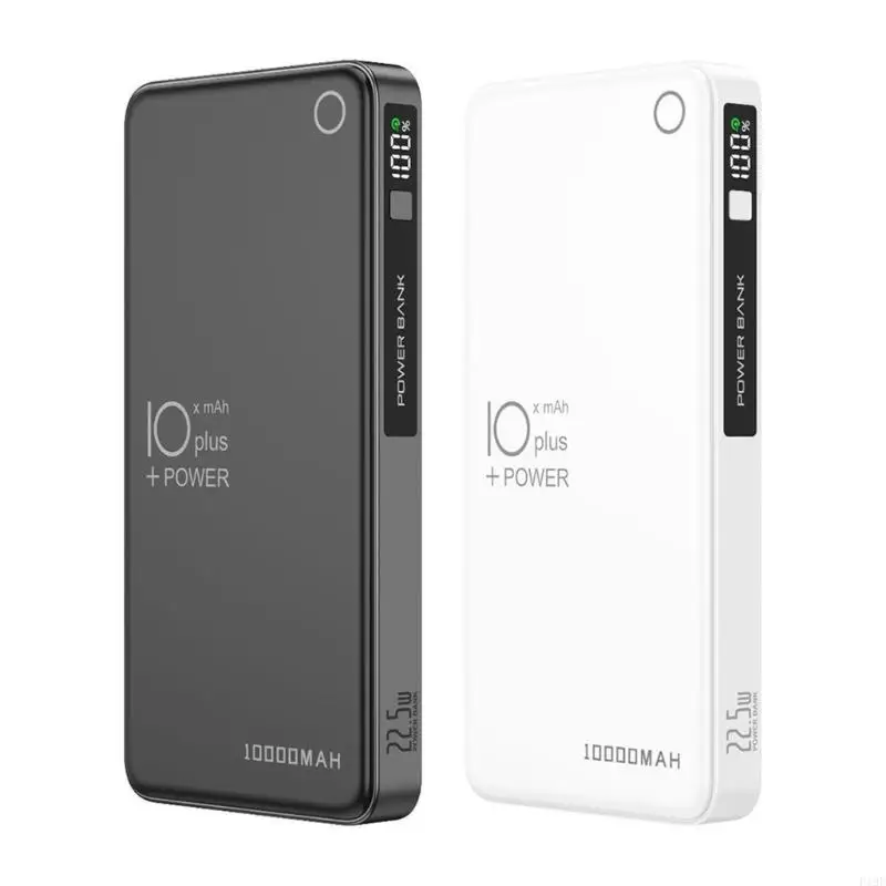 22.5W Fast Charging Travel Essential Backup External Battery Pack Holder Case Without Battery For Phones Tablets F19E