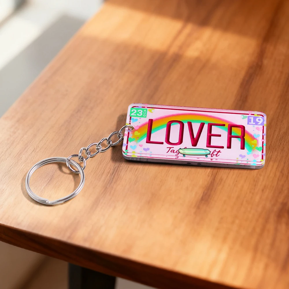 جولة Eras المفاتيح المغني إلهام ألبوم الموسيقى عاشق سمعة قوس قزح الأفعى كيرينغ المشجعين مجوهرات هدايا مفتاح العلامة #5