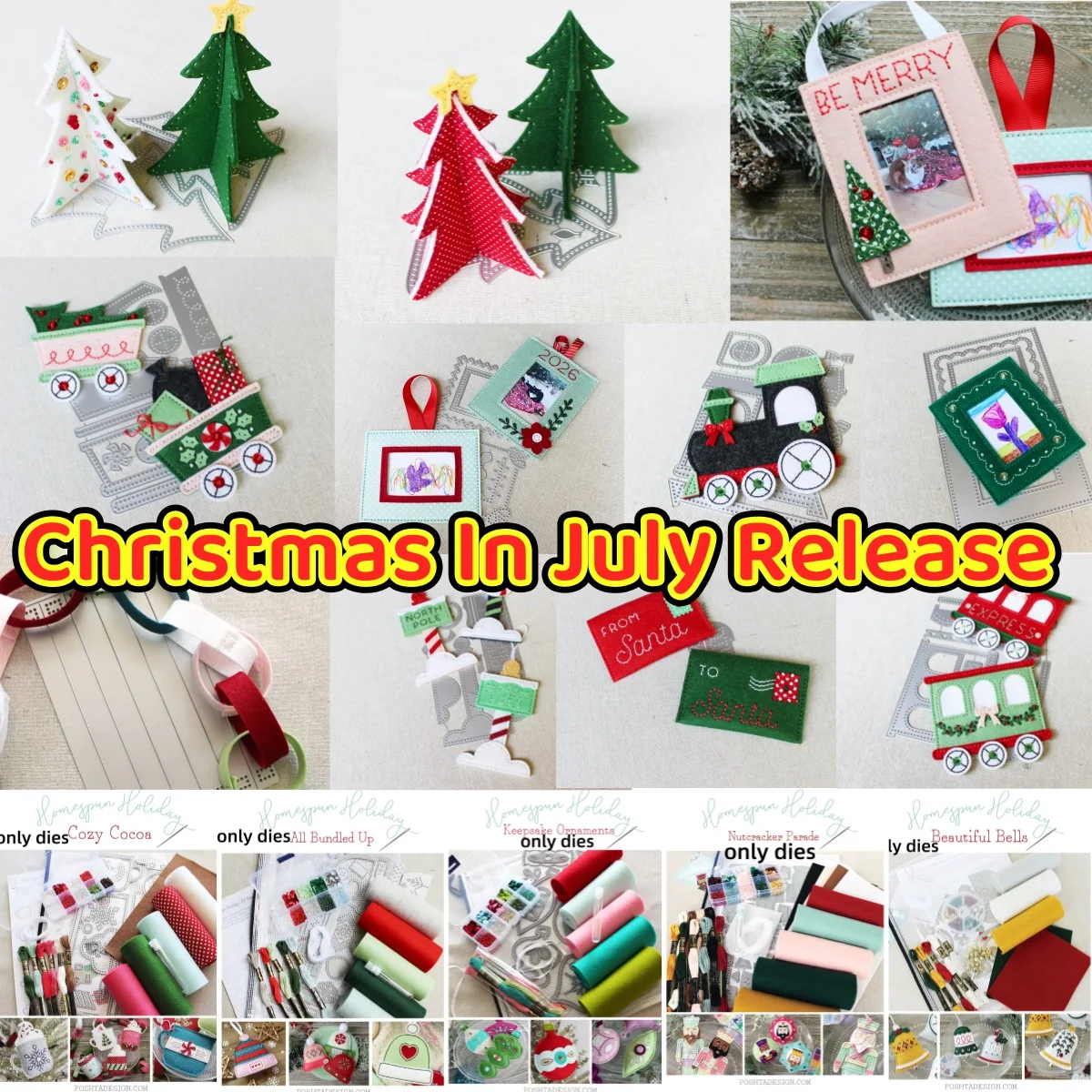 Tabletop Tree Car Santa Delivery Metal Cutting Dies For DIY Decorating Scrapbook Paper Felt Dies Christmas In July Release