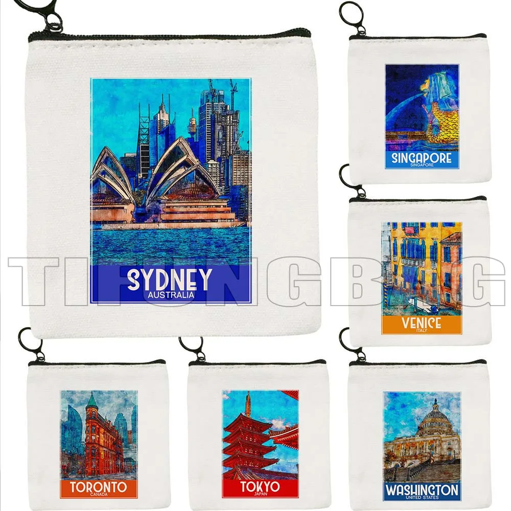 Севилья София Стокгольм Сидней Токио Торонто Венеция Варшава Турин Акварельная живопись Подарки Кошелек для монет Чехол для ключей Сумка Кошелек Севилья София Стокгольм Сидней Токио Торонто Венеция Варшава Турин Акварельная живопись Подарки Кошелек для монет Чехол для ключей Сумка Кошелек