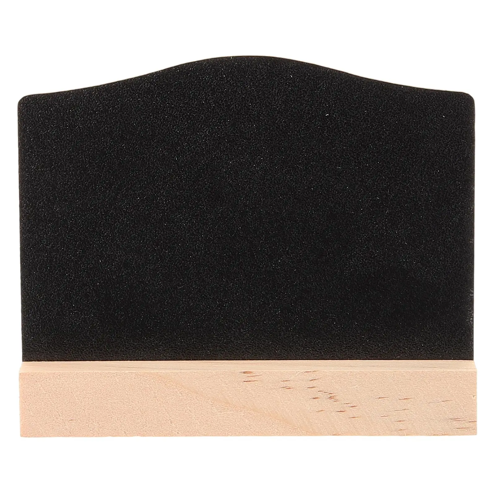 

Wooden Blackboard Ornaments with Base Decoration Decorate Double-sided Writing Bamboo