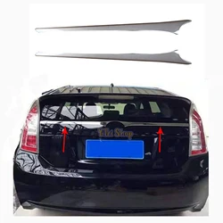 2010 2011 2012 2013 For Toyota Prius prius30 30 New Stainless Steel Car Accessories Plated Rear Trunk Lid Cover Trim Paste Style