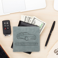 Driver License Holder PU Wallet Organizer Case for ID Credit Cards Auto Insurance Document Storage Travel Daily Use Small Light