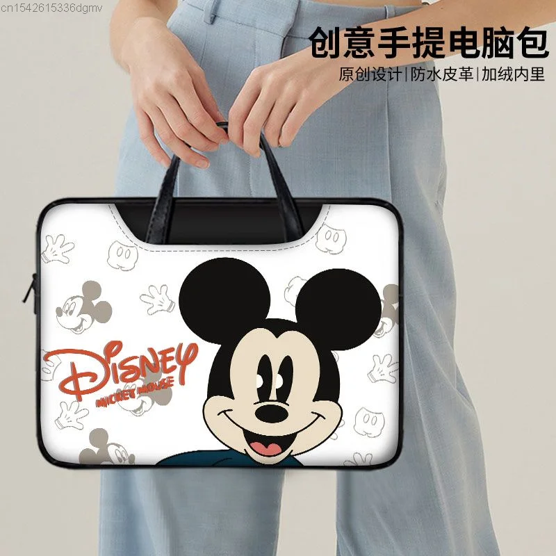 Disney Mickey Mouse Computer Bag For 12 13.3 14 15.6 16 17.3 Inch Notebook Pouch For Lenovo Asus HP Dell Portable Bag Cover Case