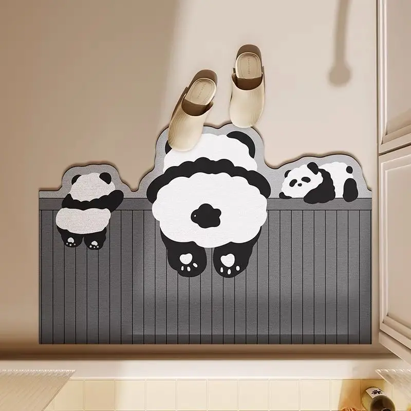 

Diatom mud soft mat into the door non-washing anti-slip toilet absorption bathroom quick dry