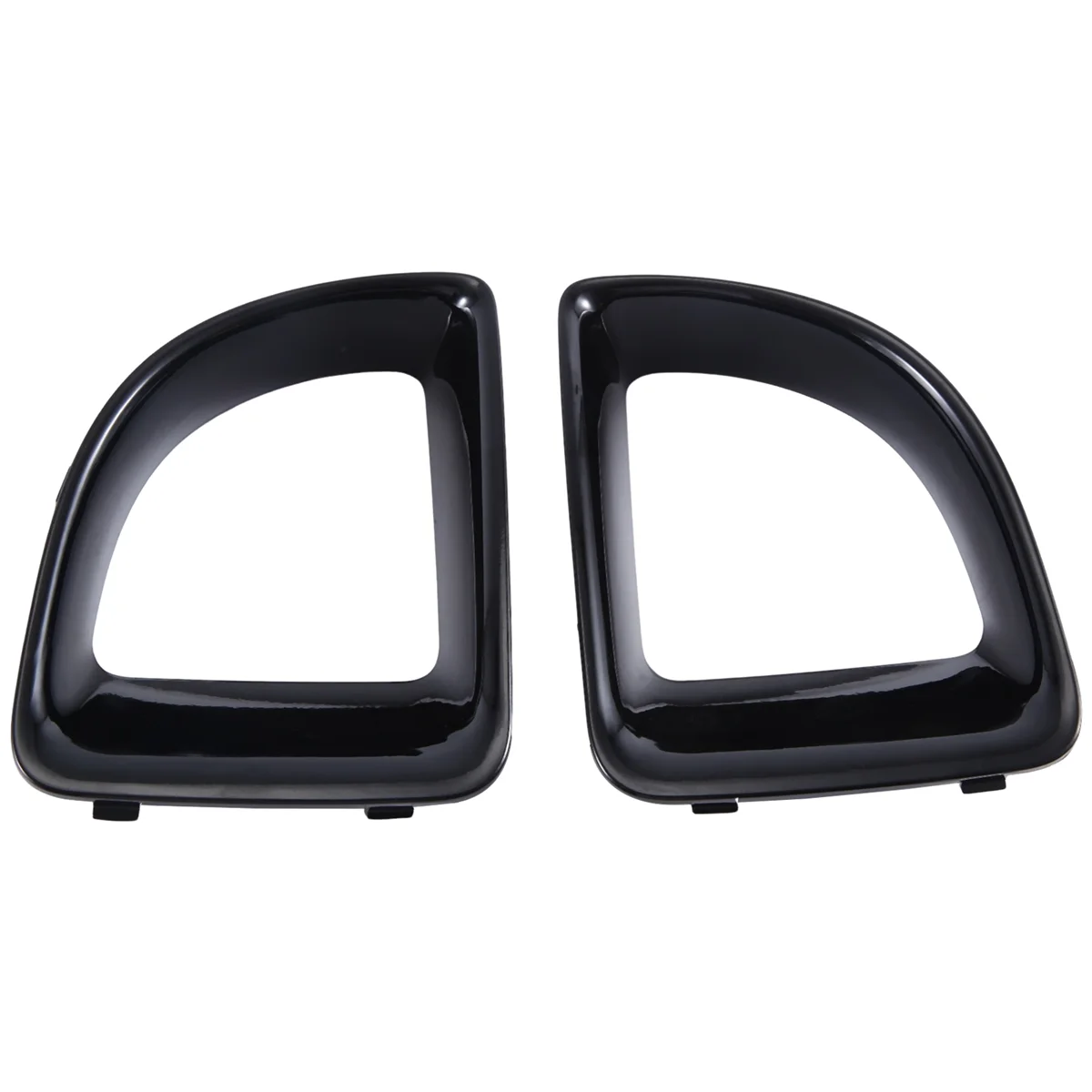 For BMW MINI R55 R56 R57 R58 R59 JCW S Car Front Air Duct Frame Black 1Pair Set 51117255117 51117255118